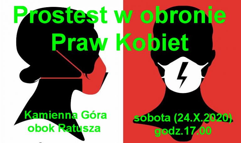 Protest w obronie praw kobiet