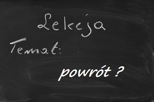 Szansa na stopniowy powrót do szkół?