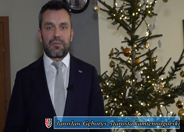 Życzenia świąteczne Starosty Jarosława Gęborysa