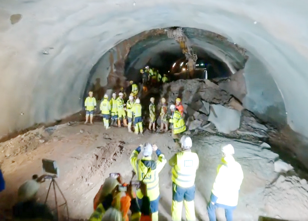 Tunel przekopany
