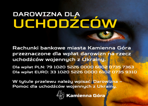 Pieniądze dla ofiar wojny na Ukrainie