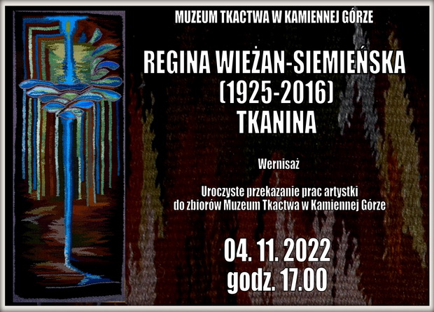 Tkanina Reginy Wieżan-Siemieńskiej – wystawa w Muzeum Tkactwa