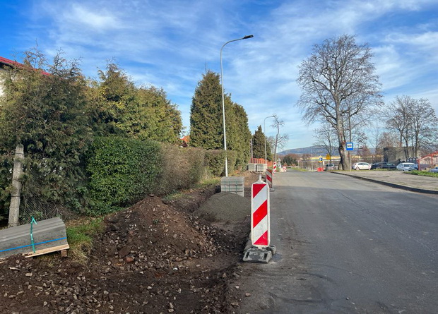 Nowy chodnik na „Bohaterów”