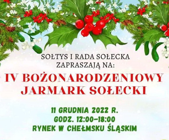 IV Bożonarodzeniowy Jarmark Sołecki