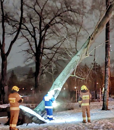 Skutki dzisiejszej wichury